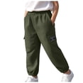 thumbnail image 1 of Zshosam Pantalon pour Garçons Pantalon pour Ados Garçons Pantalon de Randonnée Extérieur Séchage Rapide Pantalon Cargo Léger Taille 1T 2T,(Âge 1-2 Ans), 1 of 5