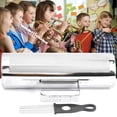 thumbnail image 4 of Teaching Guiro Shaker Aluminum Orff Percussion Instrument Scraper Music Teaching Aids 4x12in Type A, 4 of 7