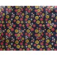 thumbnail image 4 of oneOone Georgette Viscose Navy Blue Fabric Florals Sewing Craft Projects Fabric Prints By Yard 42 Inch Wide, 4 of 4