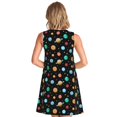 thumbnail image 2 of Bixox Robe Sans Manches à Imprimé Planètes Système Solaire pour Femmes avec Poches, Robe Débardeur Longueur Genou pour l'Été-TTG, 2 of 7