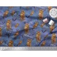 thumbnail image 2 of Soimoi Modal Satin Fabric Owl,Bat & Haunted House Halloween Decor Fabric Printed Yard 42 Inch Wide, 2 of 3