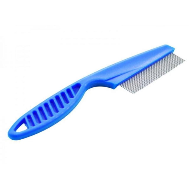 CUITING 1PCS Brosse Peigne en Acier Inoxydable pour Poils de Chien Chat, Anti-Puces et Poux, Tondeuse de Toilettage