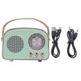 thumbnail image 2 of Retro BT Speaker, Small Handheld Portable Vintage Decor for Home Outdoor DW21, 500mAh, 2 of 7
