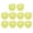 Jaune, variante sur 10 Pcs Mini Chapeau Occidental en Plastique Bricolage Déco pour Poupée Gâteau Bouteille Ornement de Fête