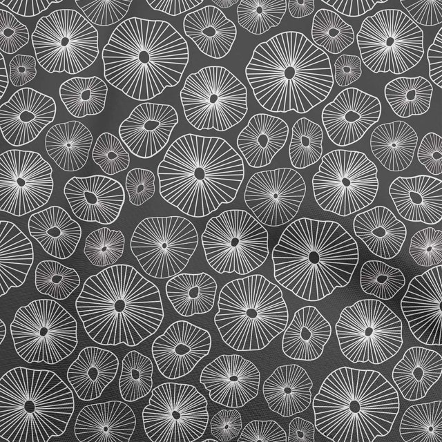 oneOone Georgette Viscose Dark Gray Fabric Abstracts Sewing Material Print Fabric By The Yard 42 Inch Wide