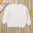 thumbnail image 4 of Faithtur Toddler Baby Fall Winter Sweaters, Long Sleeve Knitted Pullover Clothes, 4 of 9