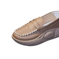 thumbnail image 4 of fastboy Chaussures Décontractées pour Femmes Confortables à Enfiler Souples pour la Marche Intérieure Extérieure Kaki 38, 4 of 9