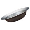 thumbnail image 4 of Salad Plate Shallow Salad Plate Stainless Steel Plate Kitchen Serving Plate Food Mixing Basin, 4 of 9