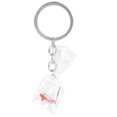 thumbnail image 1 of KAKOWELY Resin Key Chain Tropical Fish Pendant Key Ring Fish Water Bag Charm Bag Decor,3.15"X0.79"X0.39", 1 of 5
