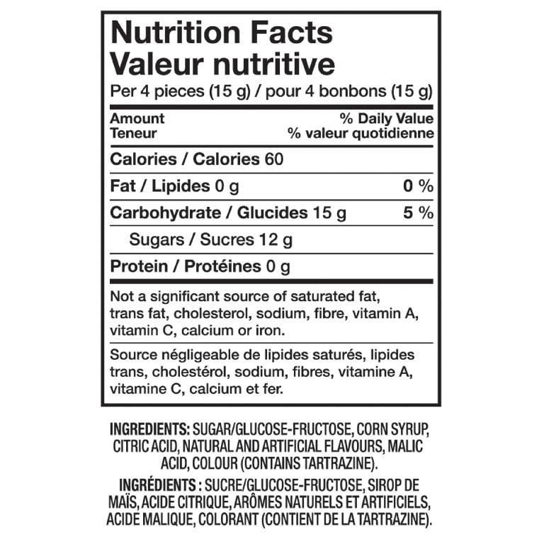 LifeSavers Cinq saveurs, saveur de fruit, bonbons durs, sac, 150 g