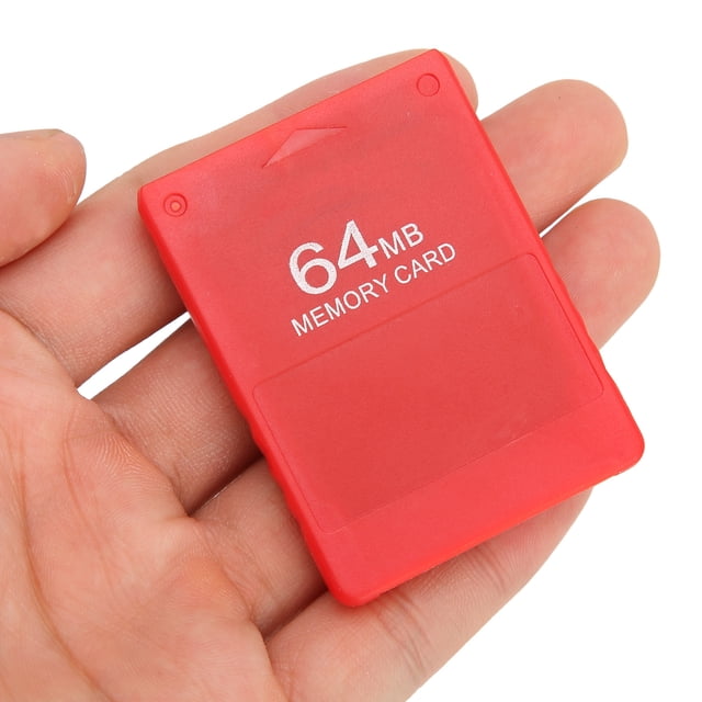 Carte Mémoire de Jeu, Carte Mémoire Plug and Play 64 Mo pour Console de Jeu Bleu, Rouge