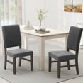 thumbnail image 2 of Gymax Dining Chair Set of 2 Mid-Century Modern Velvet Fabric Upholstered Chairs, 2 of 10