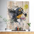 thumbnail image 2 of Design Art - Dog and Yellow Ball Watercolor, 2 of 5