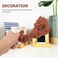 thumbnail image 2 of OULII Lot de 1 Ornements Dragon Violet Sable Rouge pour Décoration de Bureau et de Maison, 2 of 8