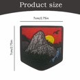 thumbnail image 2 of Clearance! Finally Home Patch Never Stop Exploring | Outdoor Backpack Patch Hiking Patch Nature Badge Badge, 2 of 5