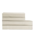 thumbnail image 1 of Intuition 4-Piece 100% Egyptian Cotton Sheet Set - 600 TC - King - Pumice Stone, 1 of 2