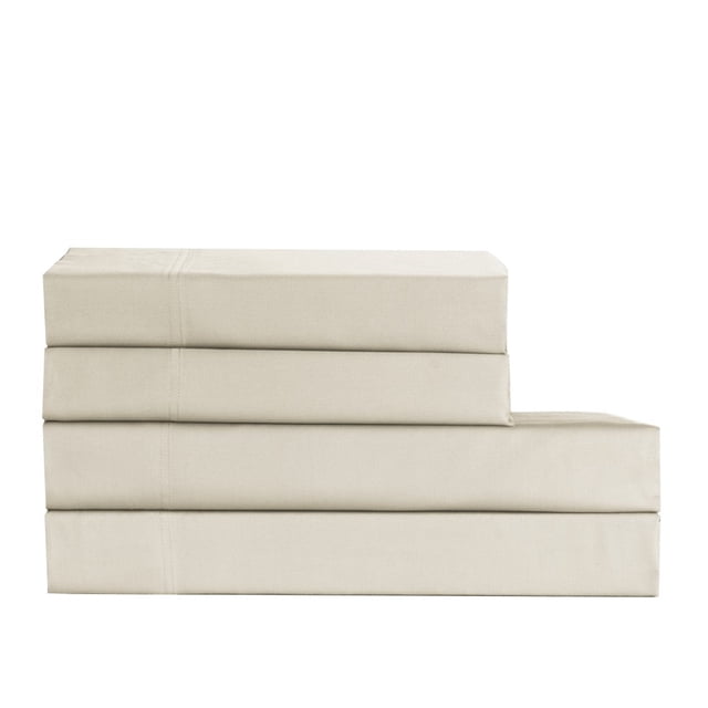 Intuition 4-Piece 100% Egyptian Cotton Sheet Set - 600 TC - King - Pumice Stone