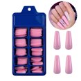 thumbnail image 3 of CEHVOM 100pc Cercueil Ballerine Mat Acrylique Artificiel Ongles Rallonge Décoration, 3 of 3