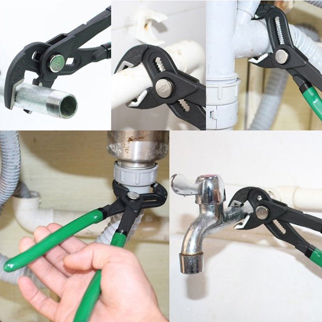 Pompe à Eau 45 Acier Grade Industriel Plomberie Serrage Stable pour Réparation Maison