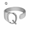 thumbnail image 1 of CUITING Fashion Adjustable Initial Alphabet Letter A-Z Ring Finger Rings Women Jewellery-Silver C, 1 of 9
