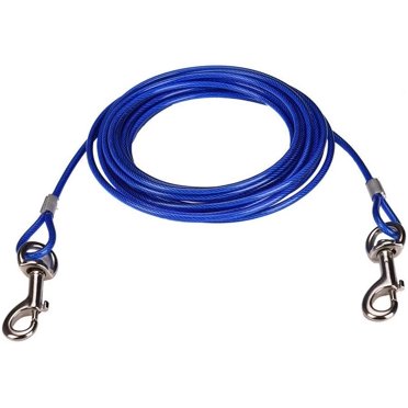 10ft/16ft/33ft - Dog Tie Down Cable, Dog Tie Down Cable, Pet Tie Down Cable, Pet