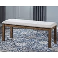 thumbnail image 2 of Ashley Furniture Moriville Banc de Salle à Manger Rembourré Beige, 2 of 5