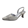 thumbnail image 1 of FLORAL Chaussures à Bride Arrière pour Robe, à Tige Ouverte, Largeur Grand, pour Femmes Alma, 1 of 6