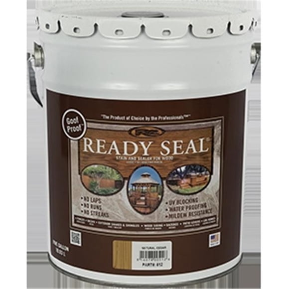 Ready Seal 816078005126 512 5g Stain & Sealer for Wood - Natural Cedar