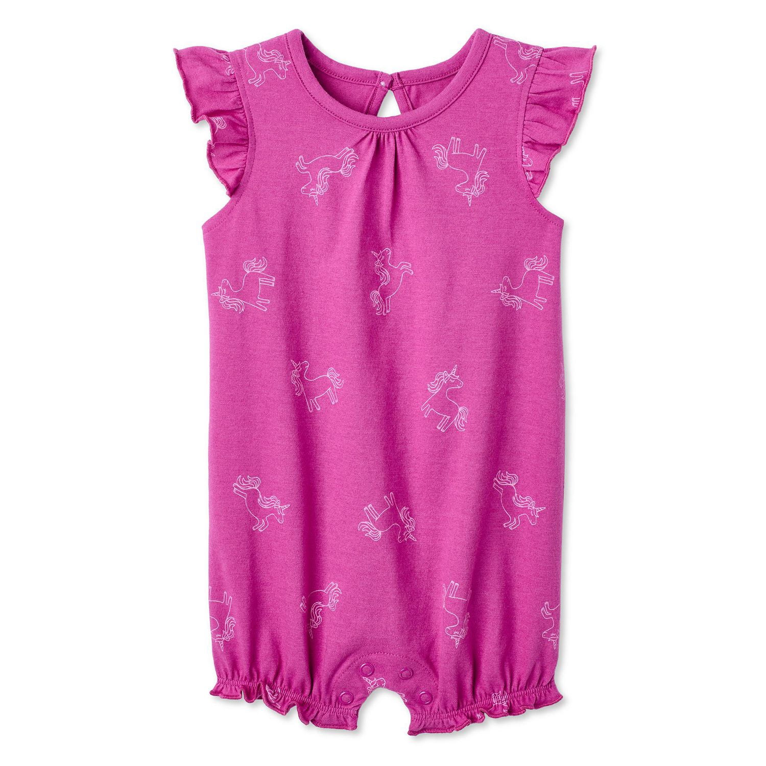 Barboteuse à manches évasées George pour bébés filles