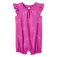 thumbnail image 1 of George Baby Girls' Flutter-Sleeve Romper, 1 of 2