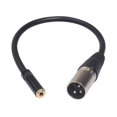 thumbnail image 1 of Câble Audio XLR 3.5 0.3m Mâle vers Femelle 3.5mm, 1 of 6