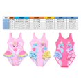 thumbnail image 3 of Baby Girls One Piece Swimsuits Summer Cartoon Print Sleeveless Backless Ruffles Swimwear Beach Bathing Suits For Kid 5 Y-6 Y, 3 of 7