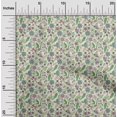 thumbnail image 2 of oneOone Coton Popeline Sergé Jaune Clair Tissu Jacobée Robe Florale Tissu Tissu Imprimé par la Cour 56 Pouces de Large, 2 of 5