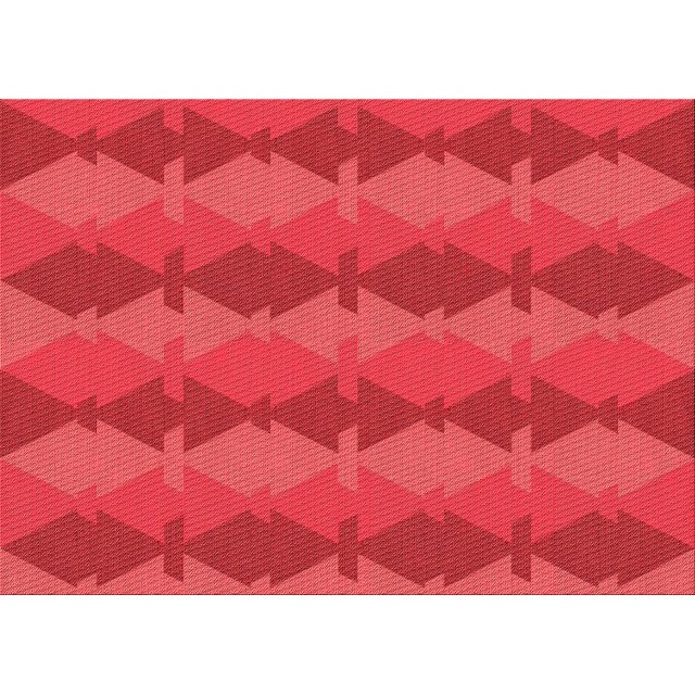 Ahgly Company Tapis Rectangulaire Lavable en Machine Rouge Transitionnel, 8 Pieds x 10 Pieds