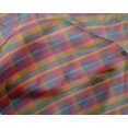 thumbnail image 3 of oneOone Silk Tabby Fabric Madras Check Print Fabric BTY 42 Inch Wide, 3 of 3