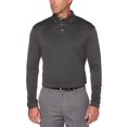 thumbnail image 1 of Ben Hogan Performance Men's Solid Lightweight Long Sleeve Polo Shirt, 1 of 2