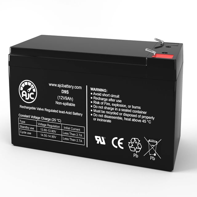FirstPower FP1290L Batterie au Plomb Scellée 12V 9Ah - Remplacement de Marque AJC