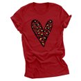 thumbnail image 1 of Birdeem Femmes Saint-Valentin Imprimé T - Mode Confortable Chemisiers Hauts pour Femme, 1 of 1