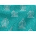 thumbnail image 4 of oneOone Viscose Jersey Fabric Leaves & Tree Block Printed Fabric 1 Yard 60 Inch Wide, 4 of 5
