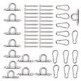 thumbnail image 4 of Boucle Pivotante en Acier Inoxydable Crochet Hamac Suspendu Chaise Panier Pad Oeil Plaques Raccords, 4 of 14