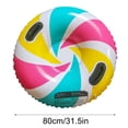 thumbnail image 4 of D Snow Tube For Winter Inflatable 32 Inch Heavy Duty Snow Sleds For Kids And Adults, 4 of 5
