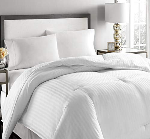 Blue Ridge Home Fashions, Inc. Microfiber Embossed Oversized Twin in White Color Down/Down Down/Down Blend Comforter,