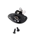 thumbnail image 1 of Oval 1/4" 6.35mm Electric Guitar Upgrade Parts Ukulele Output Input Jack Plug Socket black, 1 of 9