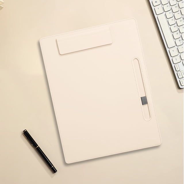 TopLLC Organisateurs de Placard et Rangement, Planche de Rangement et d'Organisation pour Étudiants, Bloc-Notes, Planche d'Écriture, Planche de Signatures de Contrats de Bureau, Planche de Menu en Cuir et Contreplaqué