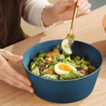 thumbnail image 1 of Large Salad Bowl Salad Bowl Set Plastic Serving Bowls Reusable Lightweight Bowl for Rice Noodle Soup Snack Fruit Serving Bowls Salad Bowls Large Bowls for Kitchen Bowls for Salad Vegetable, 1 of 6