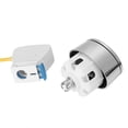 thumbnail image 4 of Dual Drain Flush Valve ABS Plastic Toilet Fitting Push Button Water  Accessory for One Piece or Two Piece Toilet, 4 of 8
