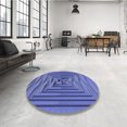 thumbnail image 4 of Ahgly Tapis Rectangulaire Lavable en Machine Bleu Ciel, 4 Pieds x 6 Pieds, 4 of 7