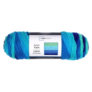 Laine Acrylique Mainstays Moyenne Rayure Fraîche, 5 oz 285 yards