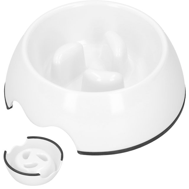 Slow Feeder, Safe And Healthy Feeding Bowl Tasteless Reasonable Three-pile Design For Dog For Pet S,M,L