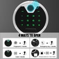 thumbnail image 2 of Riflevault High Tech Intelligent 5 Gun Safe with Dual Alarm System, 11.02" x 11.81" x 54.33", Steel, 2 of 6